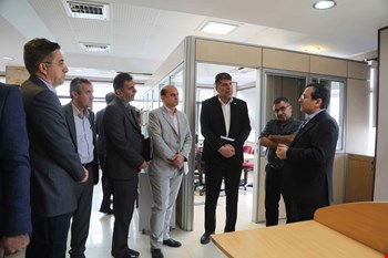 بازدید هیئت مدیره، مدیرعامل و مدیران محترم پالایشگاه تهران از ساختمان مهندسی