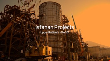 انجام عملیات نصب Upper Radiant - H74301 در واحد RHU پروژه‌های اصفهان