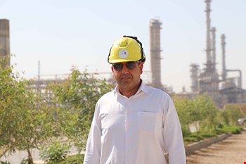سرپرست واحد بهداشت و محیط زیست پروژه پالایشگاه آبادان:  کار در واحد HSE سخت و پراسترس است/شغلم را خیلی دوست دارم